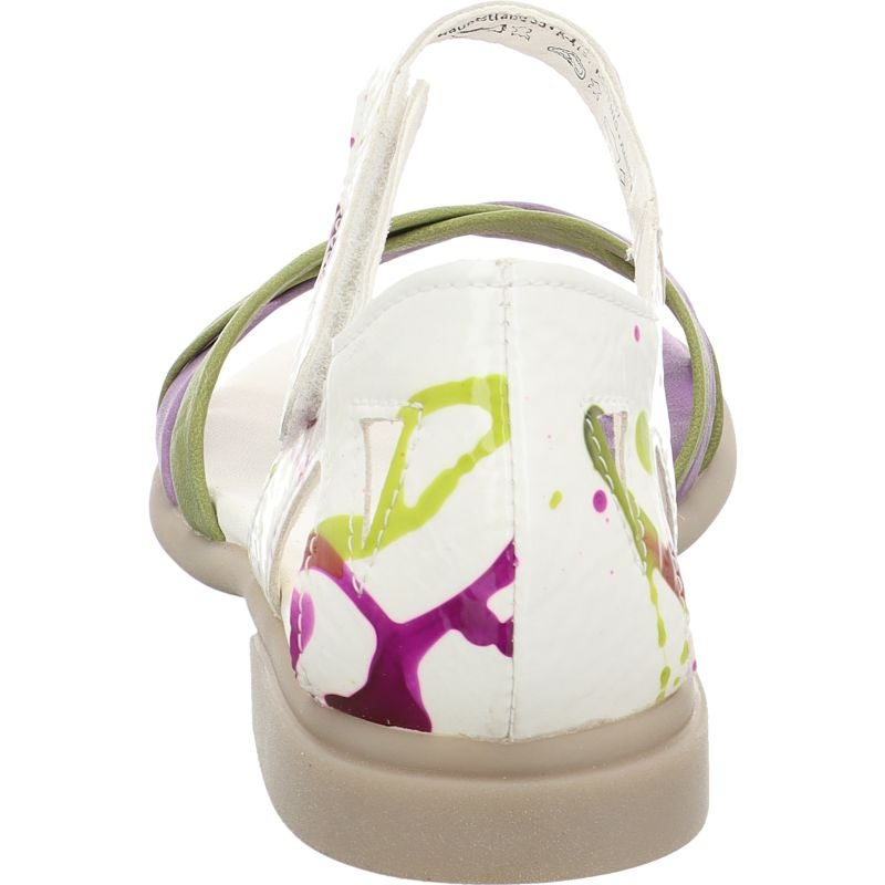 Think KAMAA Woman Strap sandal - Material: Leather in Multi Colour