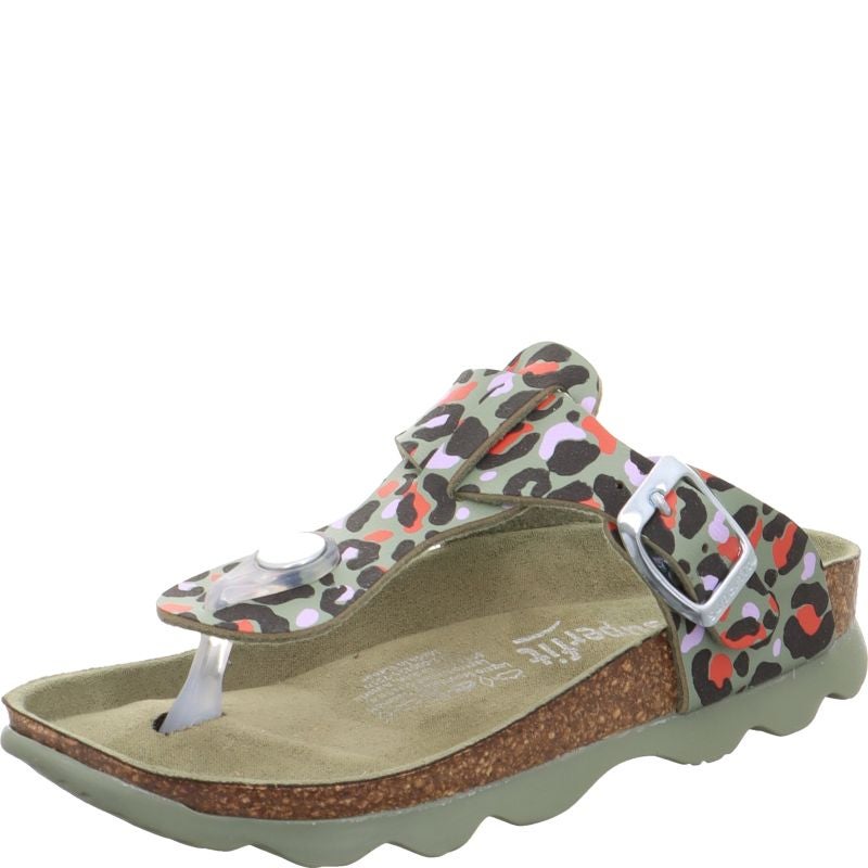 Superfit FUSSBETTPANTOFFEL Girls Slipper - Material: Sonstiges Material in Green