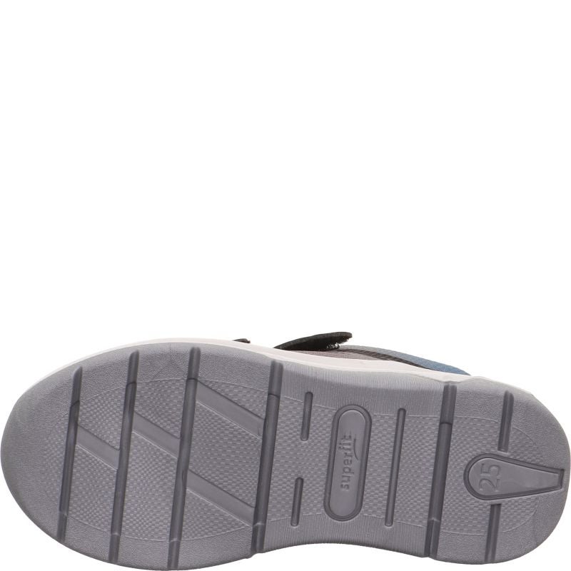 Superfit COOPER Unisex | Jungen Sneaker high - Material: Textil/Sonstiges Material in Schwarz