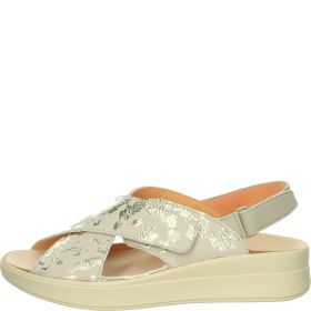 Think! MEGGIE Damen Riemchensandale - Material: Leder in Beige