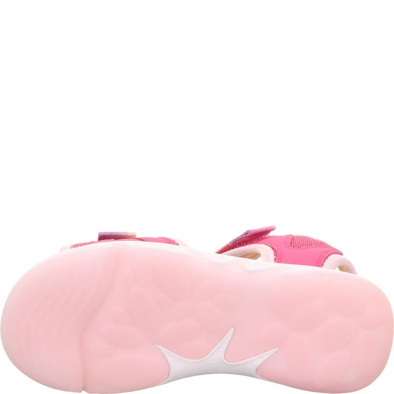 Superfit PEBBLES Mädchen Sandale - Material: Textil/Sonstiges Material in Pink