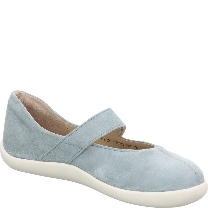 Think! BLO Damen Ballerina - Material: Leder in Blau