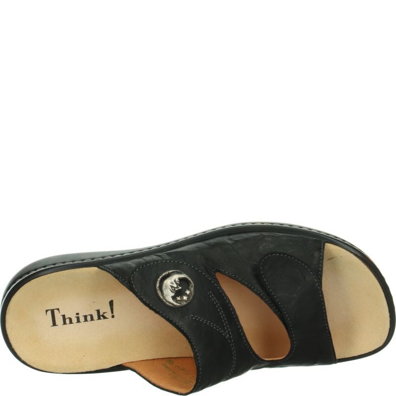 Think CAMILLA DAMEN Woman Mules - Material: Leather in Black
