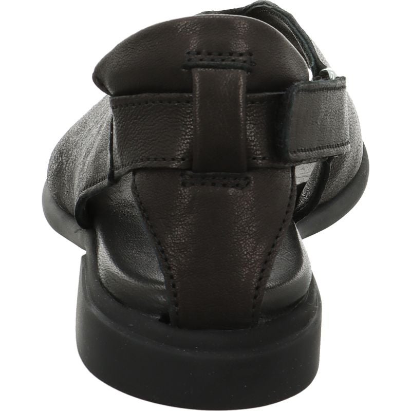 Think KAMAA Woman Strap sandal - Material: Leather in Black