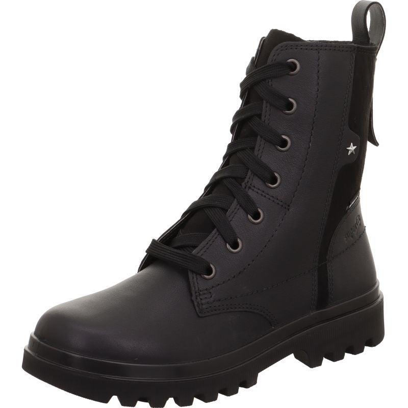 Superfit ABBY NOVA Mädchen Stiefel - Material: Leder/Textil in Schwarz