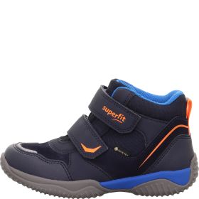 Superfit STORM Unisex | Boys Sneakers high - Material: Leder/Sonstiges Material/Texti in Blue