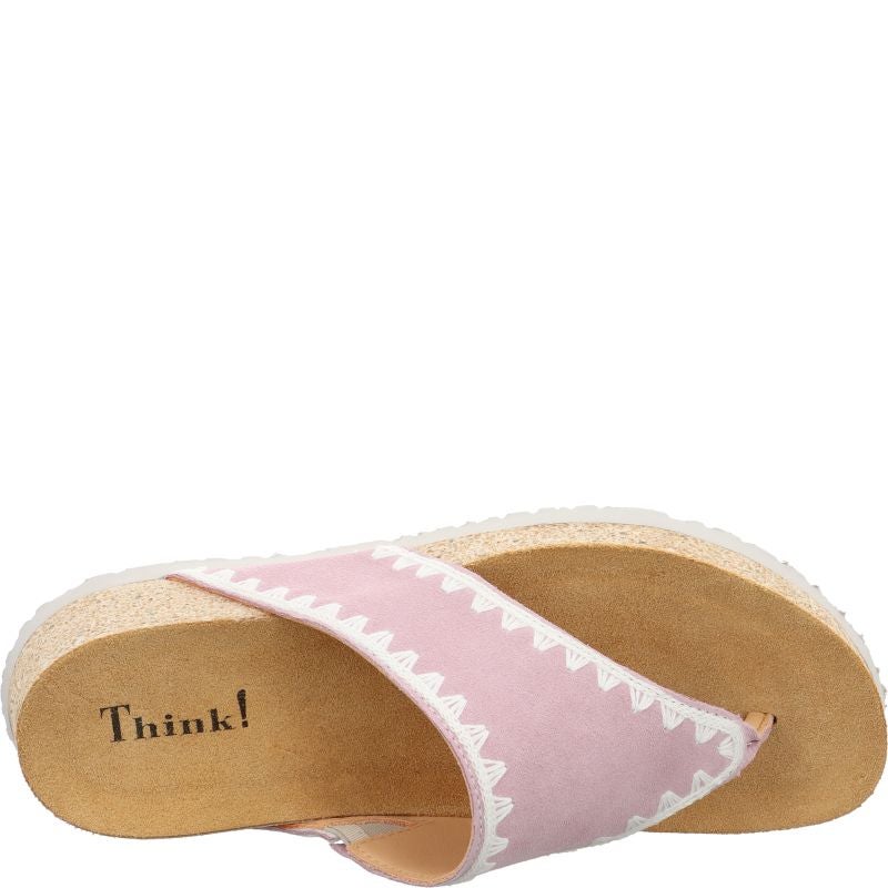 Think KOAK DAMEN Woman Mules - Material: Leather in Rose