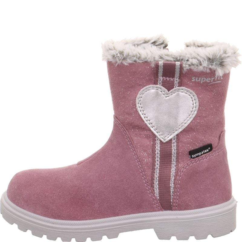 Superfit SPIRIT Girls Boot - Material: Leather/Textil in Purple