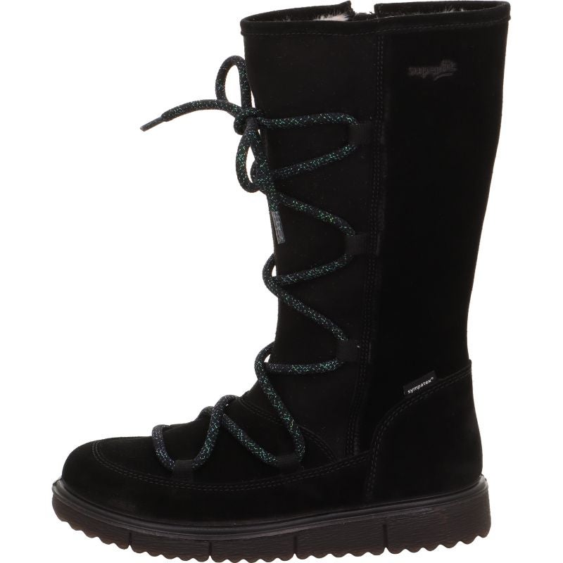 Superfit LORA Girls Boot - Material: Leather/Textil in Black