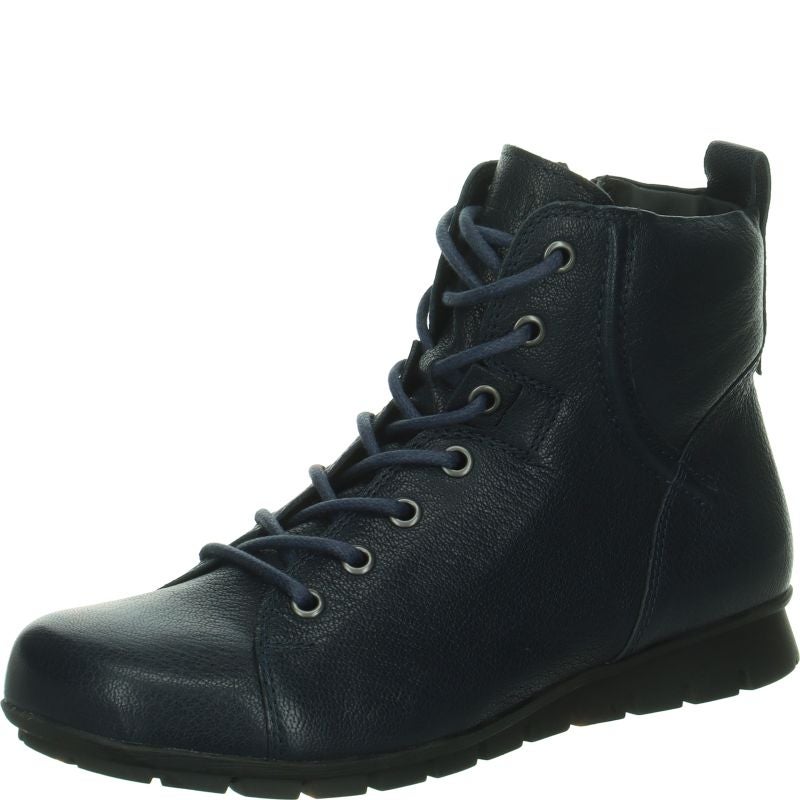 Think! MENSCHA Damen Stiefelette - Material: Leder in Blau