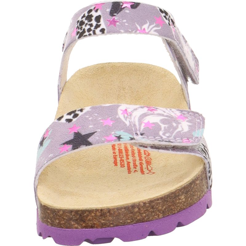 superfit FUSSBETTPANTOFFEL Mädchen Sandale - Material: Sonstiges Material in Lila