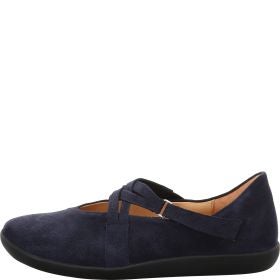 Think NATURE Ballerina - Material: Leather in Blue