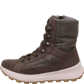 legero T4 RUN Damen Schnürboots - Material: Leder/Textil in Grau
