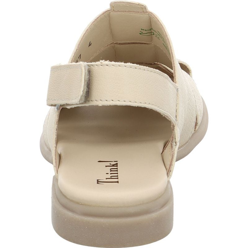 Think! KAMAA Damen Sandale - Material: Leder in Beige