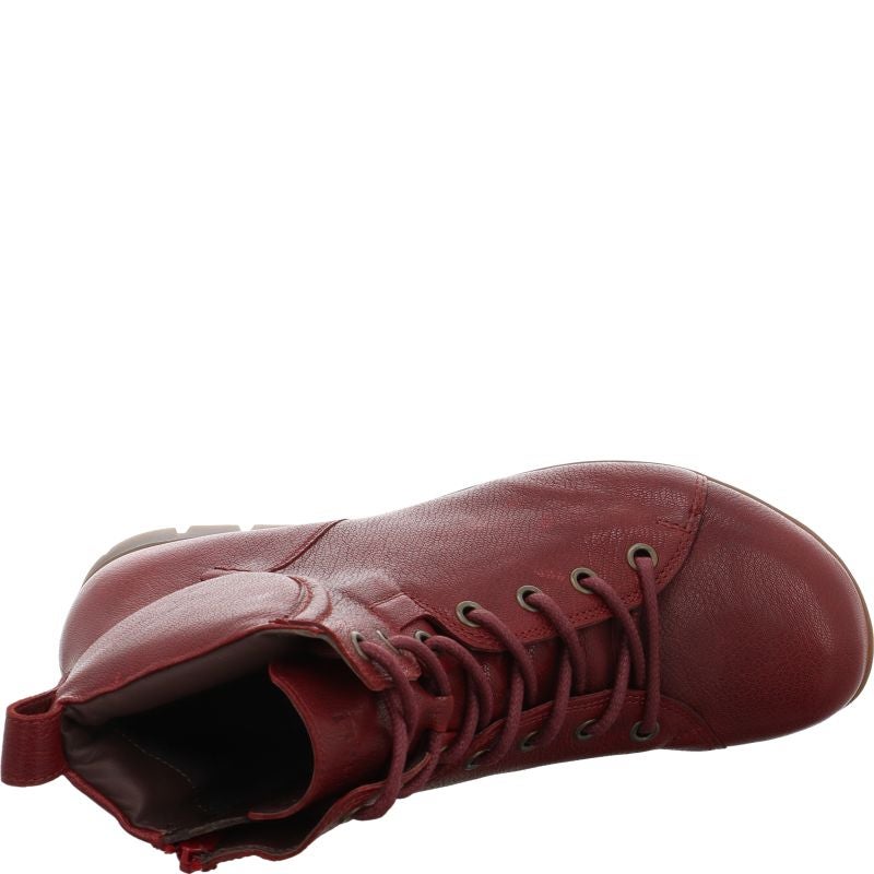 Think! MENSCHA Damen Stiefelette - Material: Leder in Rot