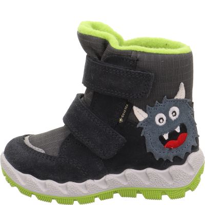 Superfit ICEBIRD Jungen Boots - Material: Leder/Textil in Grau