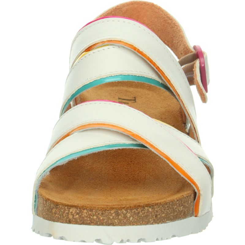 Think KOAK DAMEN Woman Strap sandal - Material: Leather in White