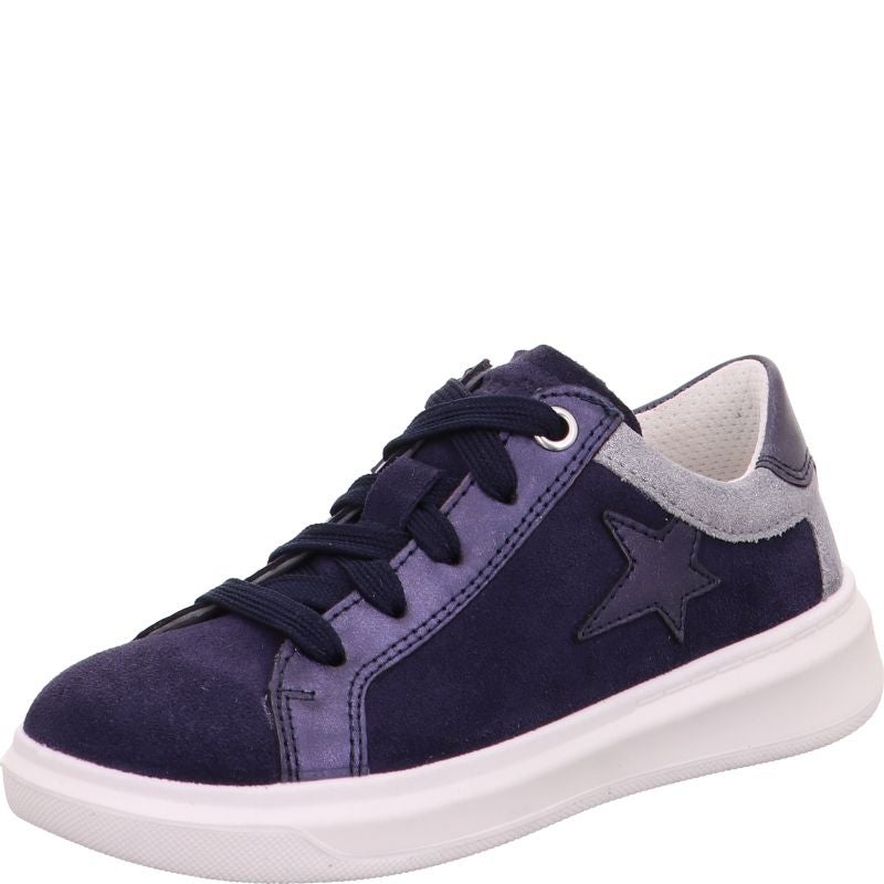 Superfit COSMO Girls Sneakers low - Material: Leather in Blue