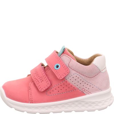 Superfit BREEZE Girls Sneakers low - Material: Leather in Pink