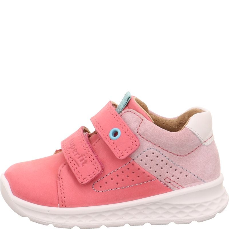 Superfit BREEZE Girls Sneakers low - Material: Leather in Pink