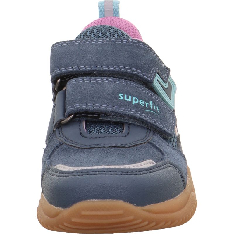 Superfit STORM Sneaker low - Material: Leder/Sonstiges Material/Textil in Blau