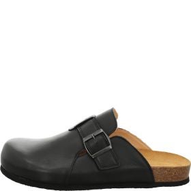 Think! WOLFI Herren Clog - Material: Leder in Schwarz