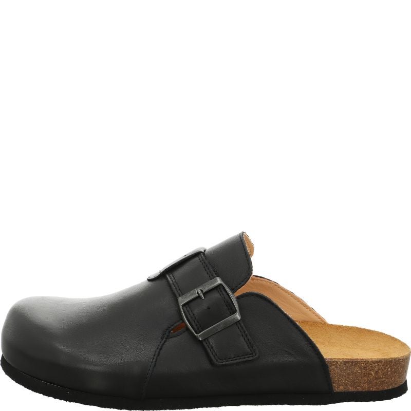 Think WOLFI Men Clog - Material: Leather in Black