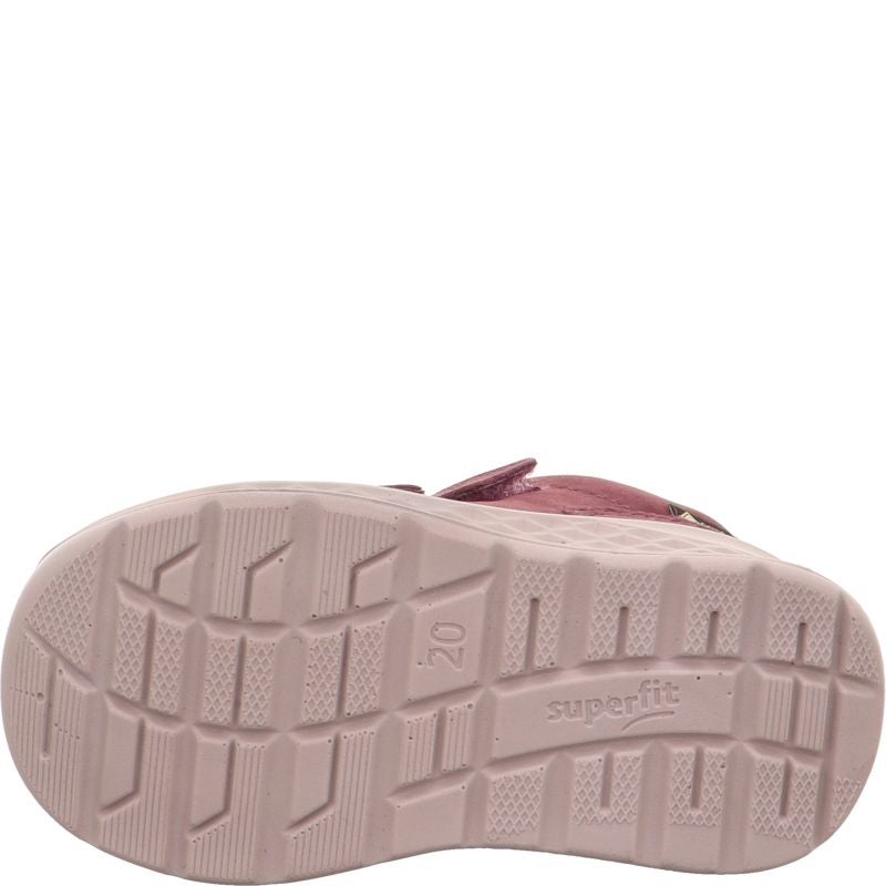 Superfit BREEZE Sneaker high - Material: Leder in Rot