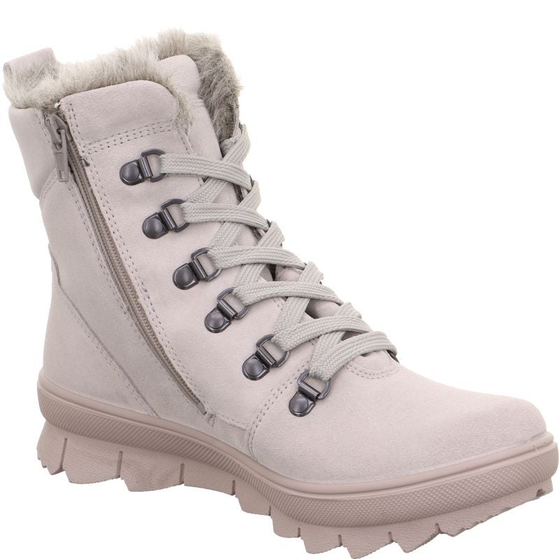 Legero NOVARA Damen Schnürboots - Material: Leder in Grau