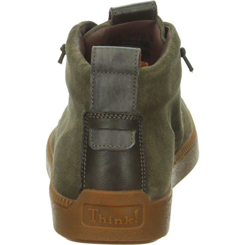Think TURNA MEN Men Sneakers high - Material: Leather in Olive