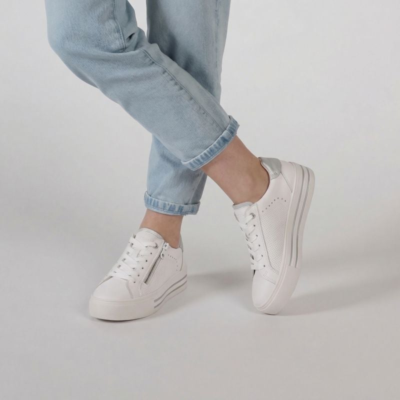 Legero LIMA 2.0 Woman Sneakers low - Material: Leather in White