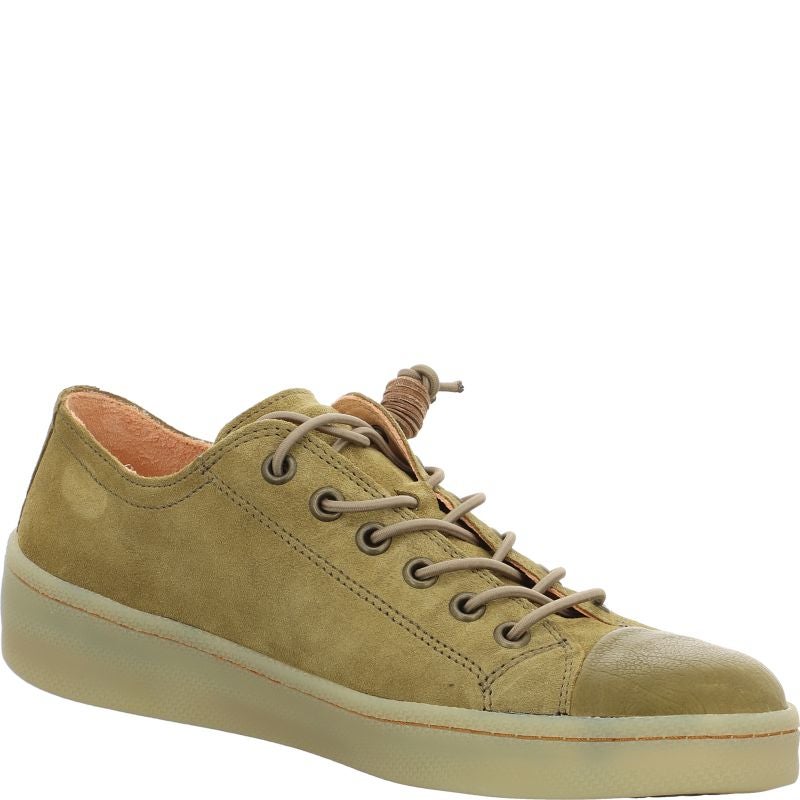 Think KUMI Woman Sneakers low - Material: Leather in Olive