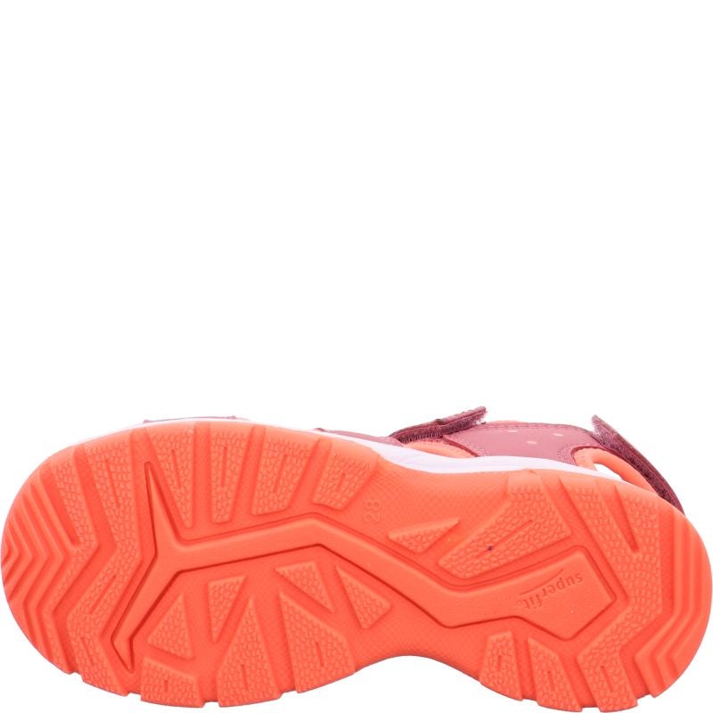 Superfit TORNADO LIGHT Mädchen Sandale - Material: Textil/Sonstiges Material in Pink