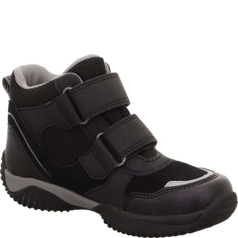 Superfit STORM Boys Sneakers high - Material: Leder/Sonstiges Material/Texti in Black