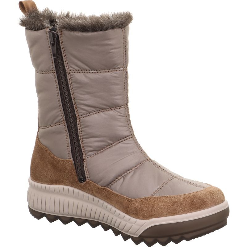Legero TIRANO Damen Stiefelette - Material: Leder/Textil in Beige