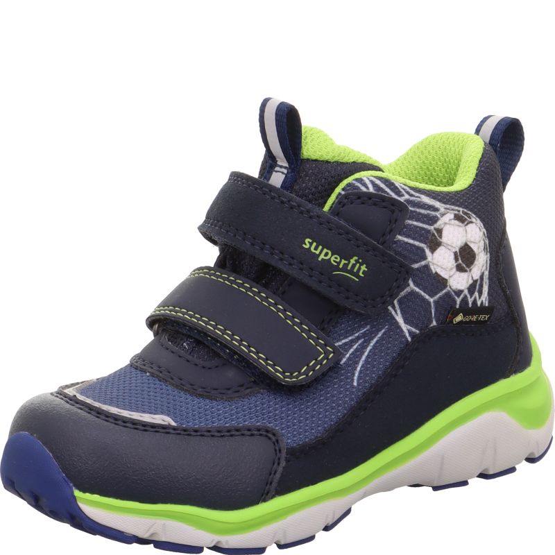 Superfit SPORT5 Boys Sneakers high - Material: Textil/Sonstiges Material in Blue