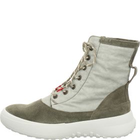 Think! KUSABI Damen Schnürboots - Material: Leder in Grün
