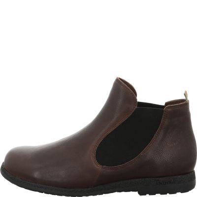 Think RENTO Woman Cheslea boot - Material: Leather in Brown