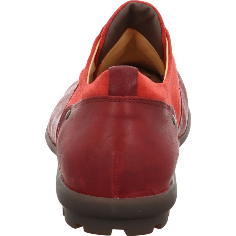 Think KONGHERREN Lace up shoe - Material: Leather in Red