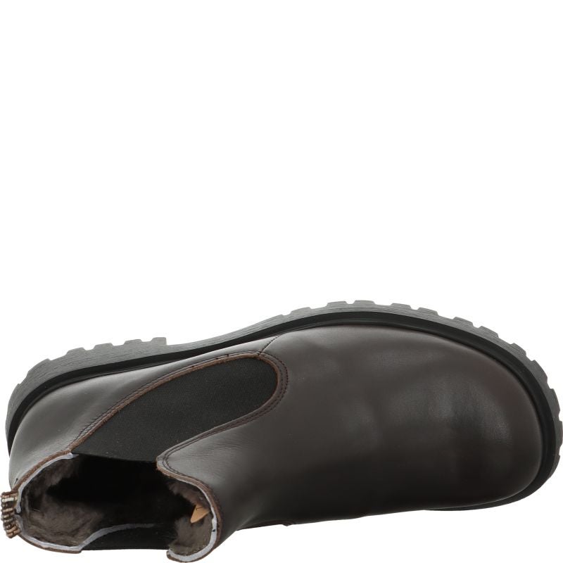 Think! TRENTO Damen Chelsea Boots - Material: Leder in Braun