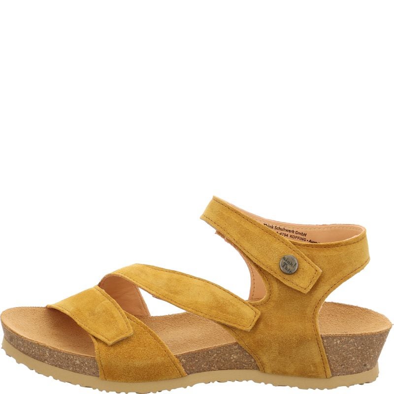 Think DUMIA Woman Strap sandal - Material: Leather in Brown