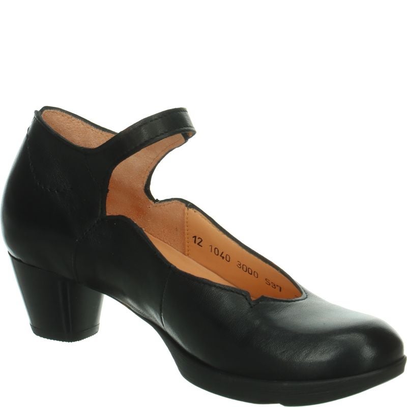 Think! NOLA Damen Pumps - Material: Leder in Schwarz