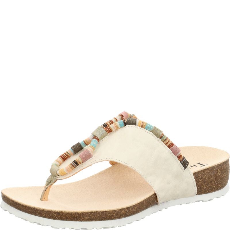 Think JULIA DAMEN Woman Mules - Material: Leather in White