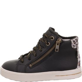 Superfit STELLA Mädchen Sneaker high - Material: Leder/Textil in Schwarz