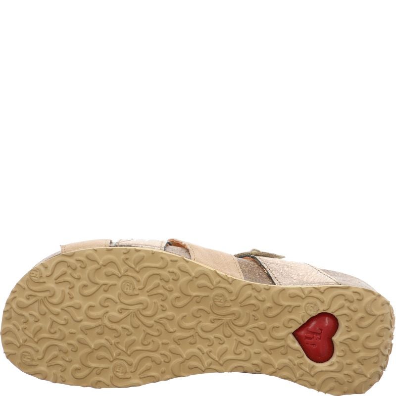 Think MIZZI DAMEN Woman  - Material: Leather in Beige