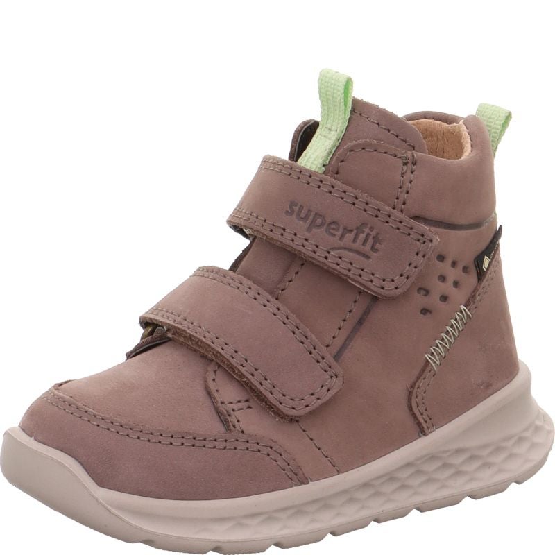 Superfit BREEZE Sneakers high - Material: Leather in Brown