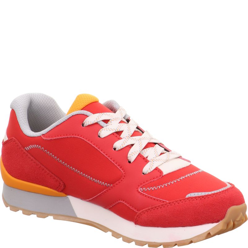 Superfit DASH Sneaker low - Material: Leder/Sonstiges Material/Textil in Rot