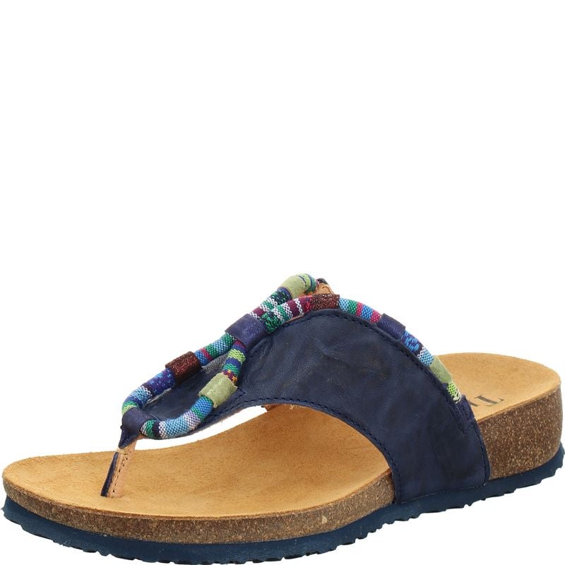 Think JULIA DAMEN Woman Mules - Material: Leather in Blue