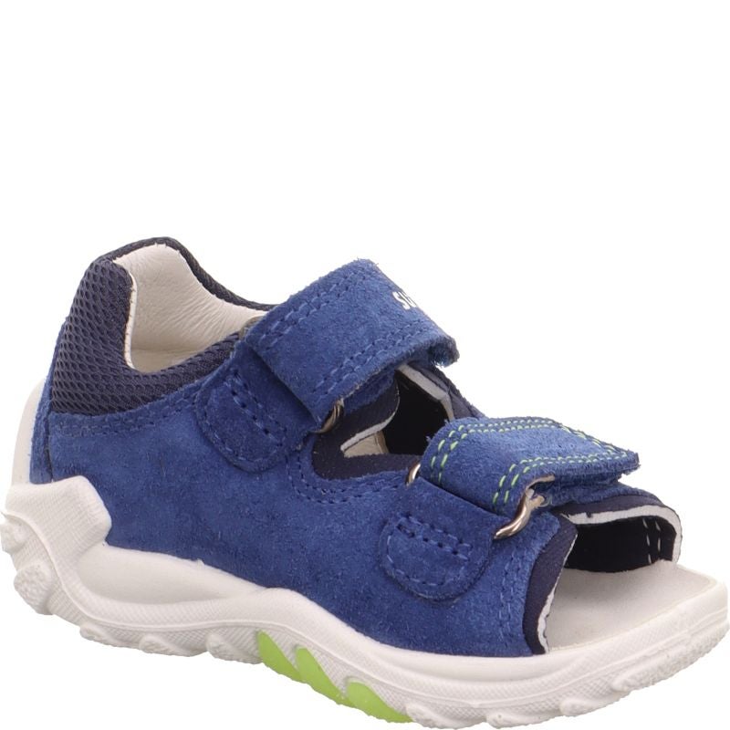 superfit FLOW Jungen Sandale - Material: Leder/Textil in Blau