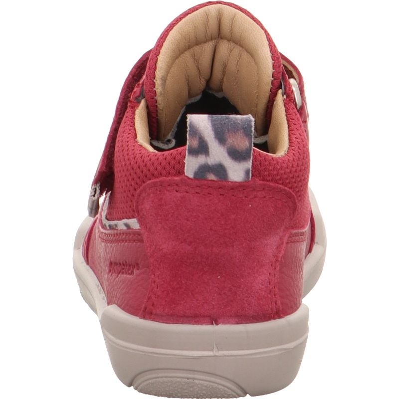 Superfit SUPERFREE Unisex | Girls Sneakers high - Material: Leather/Textil in Red